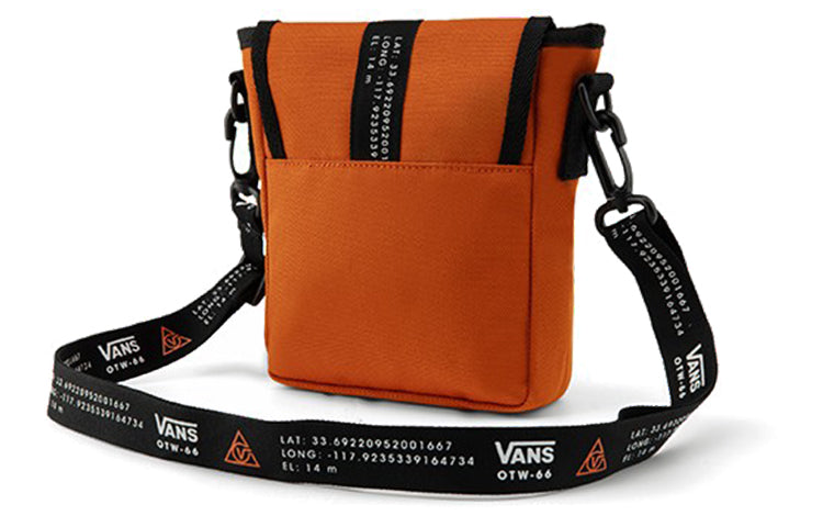 Vans 66 Supply Shoulder Bag 'Orange Black' VN0A4UTBNC8