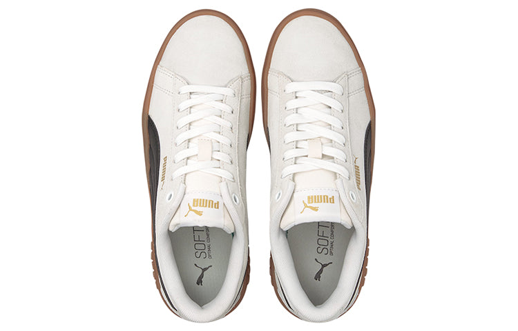 (WMNS) PUMA Smash Platform V2 SD 'White Black Gum' 373037-07