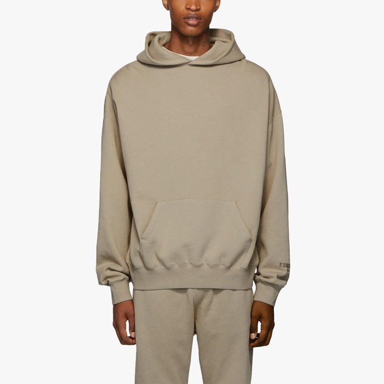 Fear of God Essentials FW19 PulloFver Brown Cuff Alphabet Embroidered Pullover Unisex FOG-FW19-7