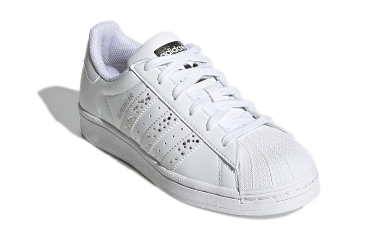 (GS) adidas Superstar 'White Sparkle' H04019