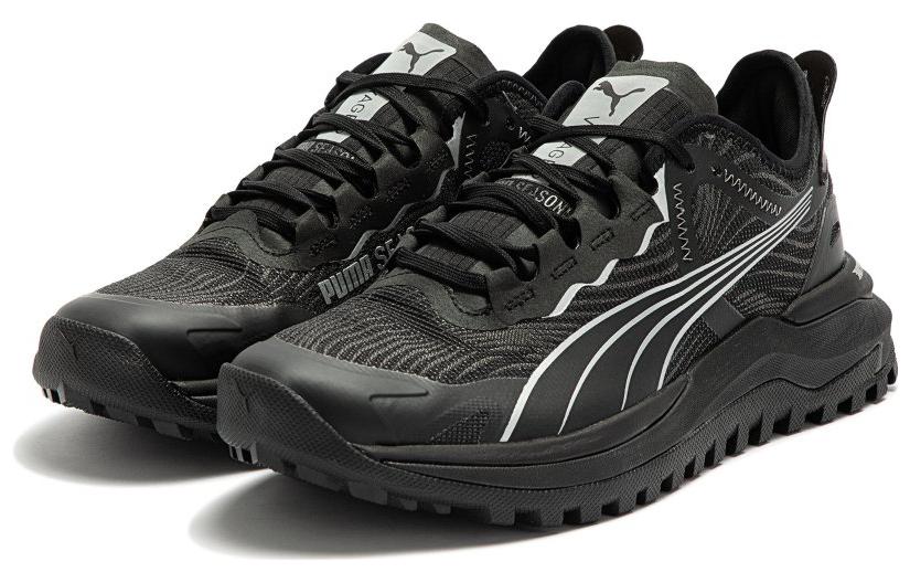 (WMNS) PUMA Voyage Nitro 2 'Black Metallic Silver' 376946-01