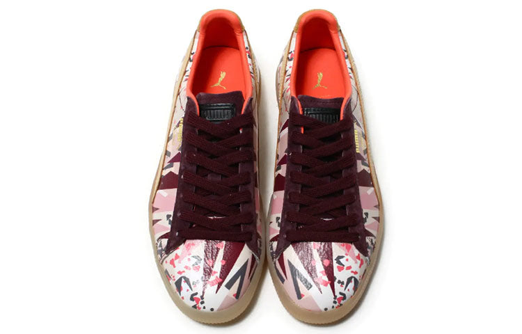 (WMNS) NATUREL x PUMA Clyde Board Shoes Multi-Color 364454-01