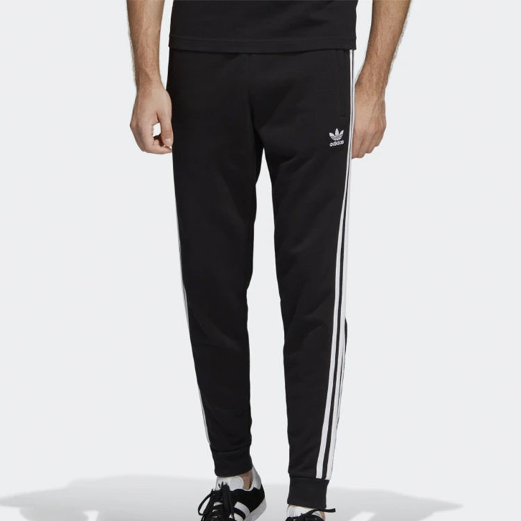 adidas originals Printing Fleece Lined Sports Pants Black DV1549