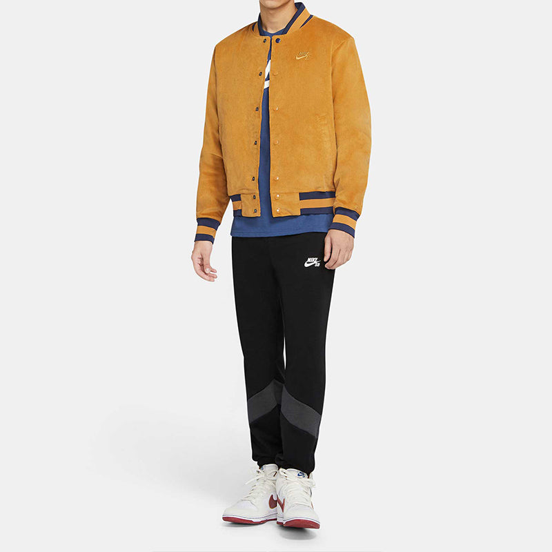 Nike corduroy Skateboard Sports Jacket Yellow CK5445-712
