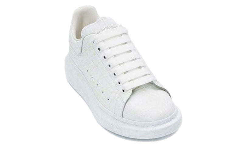 (WMNS) Alexander McQueen Glow In The Dark Oversized Sneaker 'White Multicolour' 612687WHXM49035