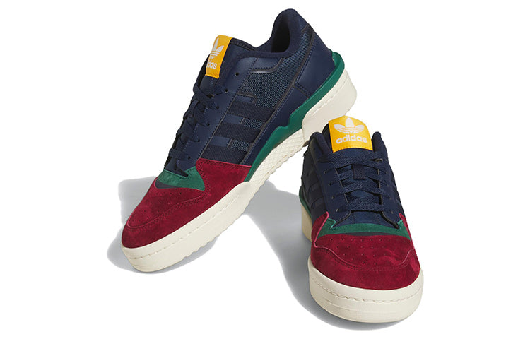 adidas Forum Exhibit Low 2.0 'Collegiate Navy Burgundy Green' HQ7116