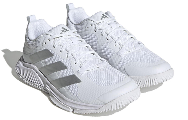 (WMNS) adidas Court Team Bounce 2.0 'White Silver Metallic' HR1235