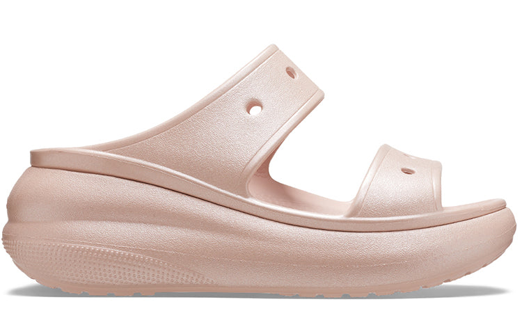 (WMNS) Crocs Classic Crush Shimmer 'Pink' 208602-6TY