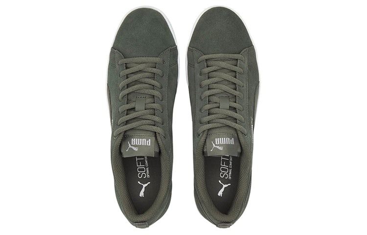 (WMNS) PUMA Smash V2 Sd Green/White 365313-25