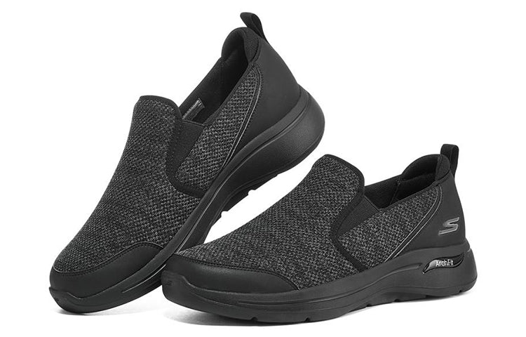 Skechers Go Walk Arch Fit Low-top Loafers Black 216183-BBK
