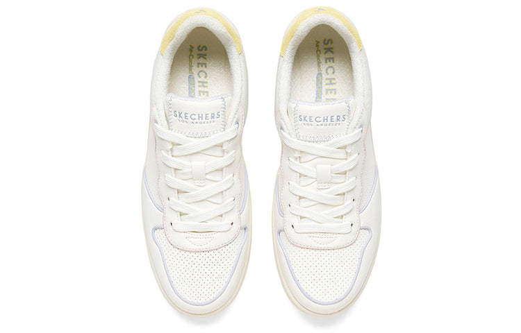 (WMNS) Skechers Upbeats 'White Yellow Blue' 155606-WMLT