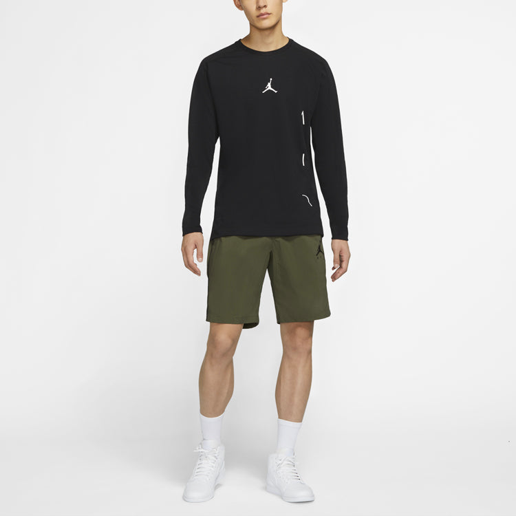 Air Jordan Air Athleisure Casual Sports Long Sleeves T-shirt Black DB4367-010