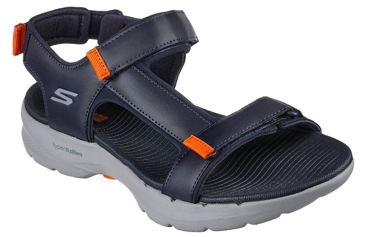 Skechers Go Walk 6 Sandal 'Navy Orange' 229126-NVOR
