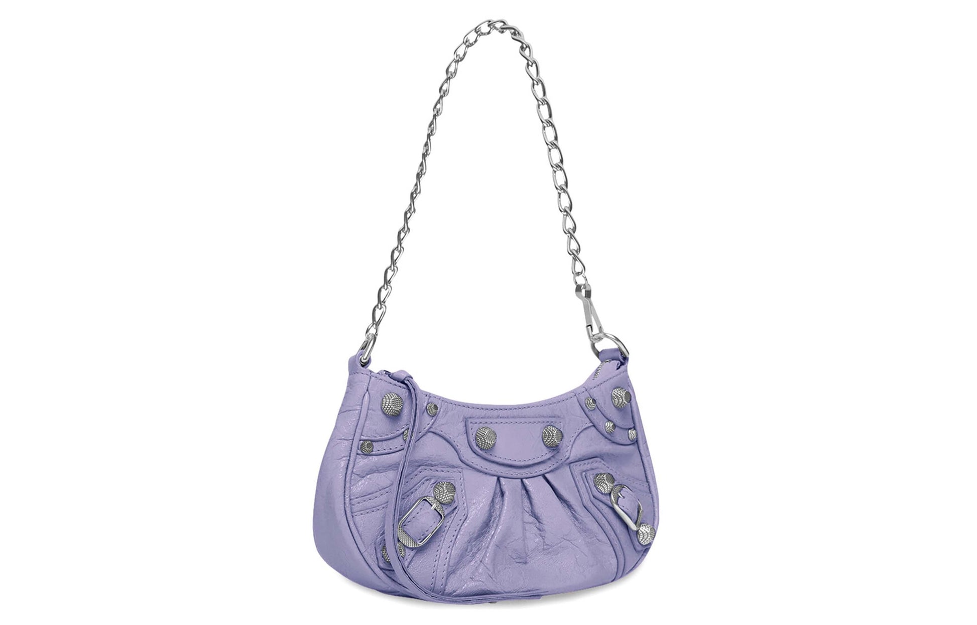 (WMNS) Balenciaga Le Cagole Mini Bag with Chain 'Lilac' 6958141VG9Y5304