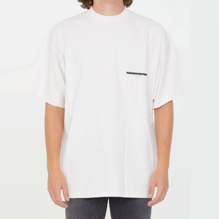 Balenciaga Strike 1917 Oversized T-shirt 'White' 694576TMVJ69800