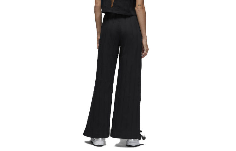 (WMNS) Air Jordan Logo Knit Trousers 'Black' DX0397-010