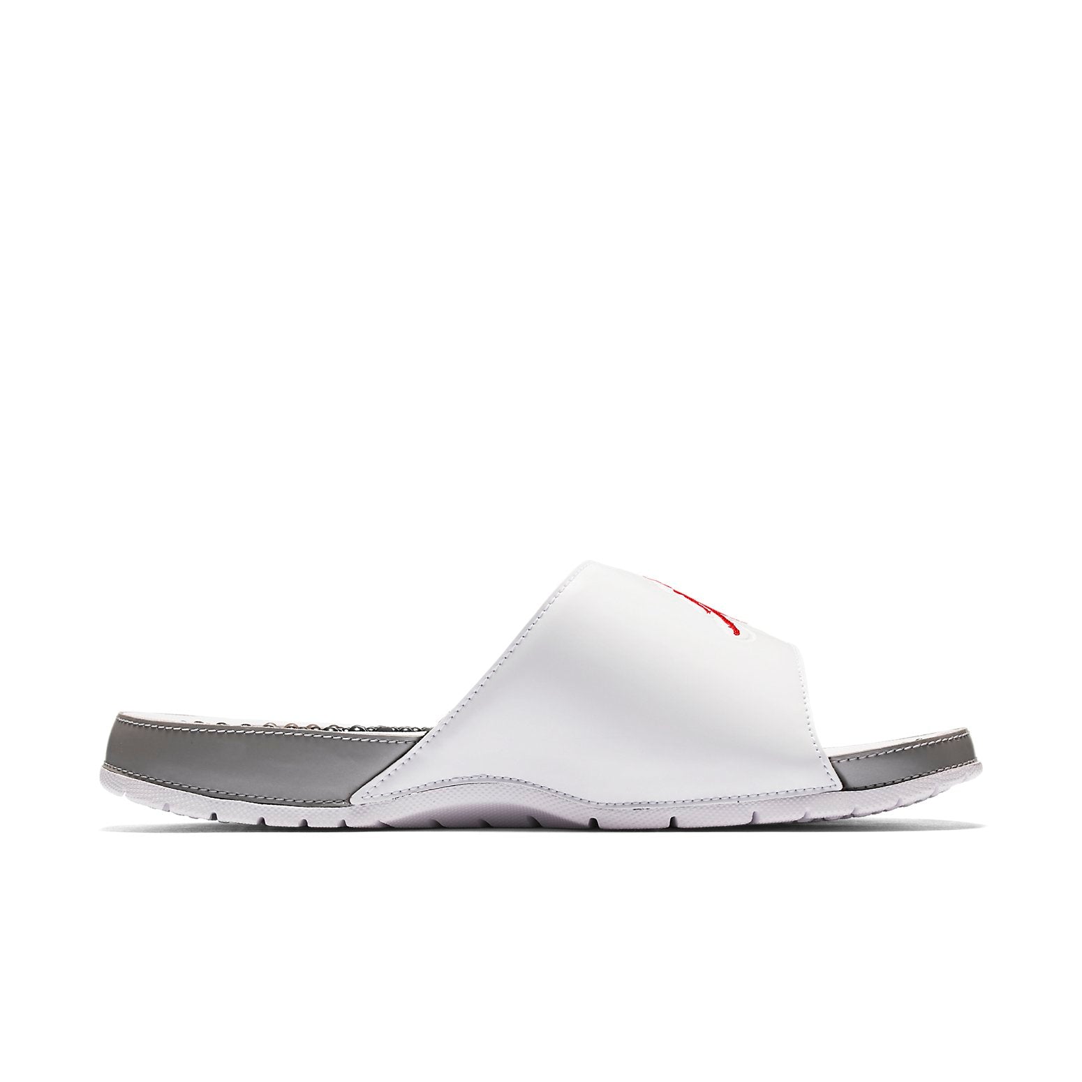 Air Jordan Hydro 5 Slide 'White Red Silver' 555501-112