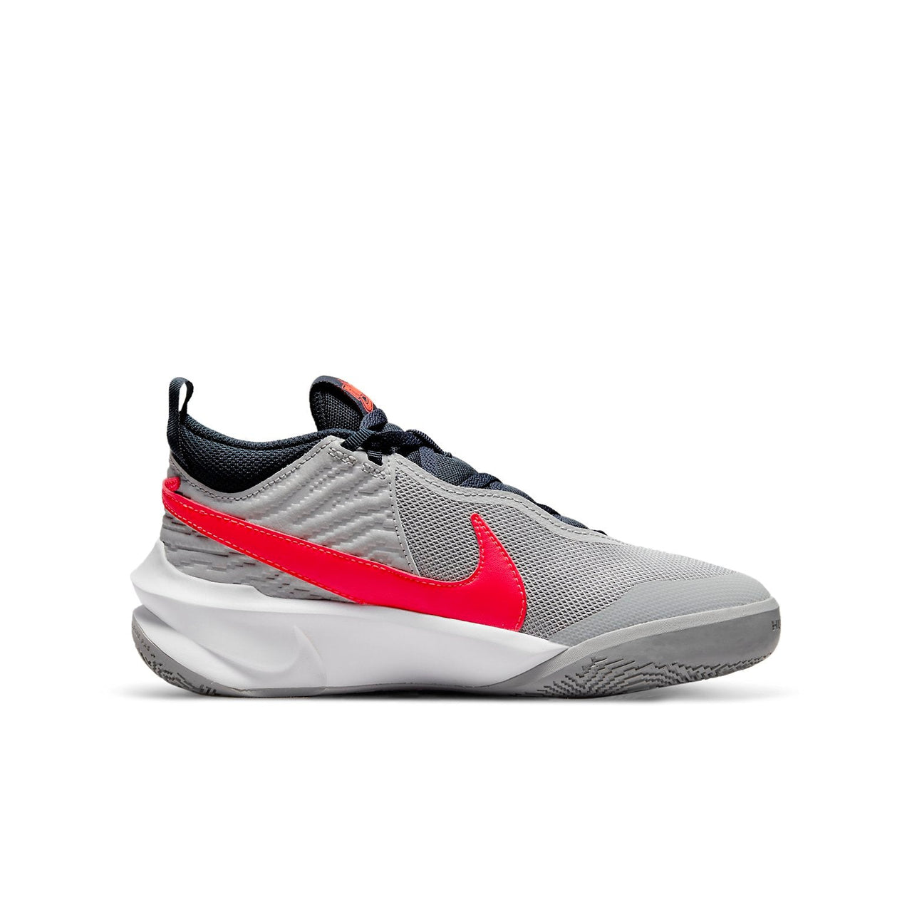 (GS) Nike Team Hustle D 10 Competition Grey/Red CW6735-006