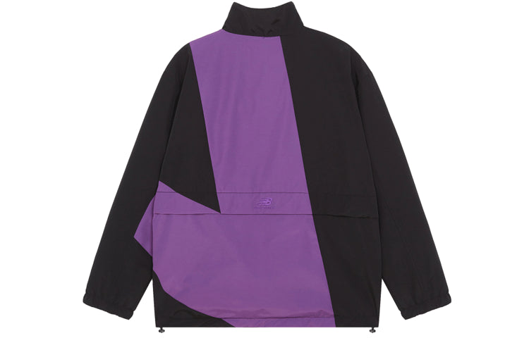 New Balance Contrasting Colors Polar Fleece Jacket Purple 6DB4U123-PUR