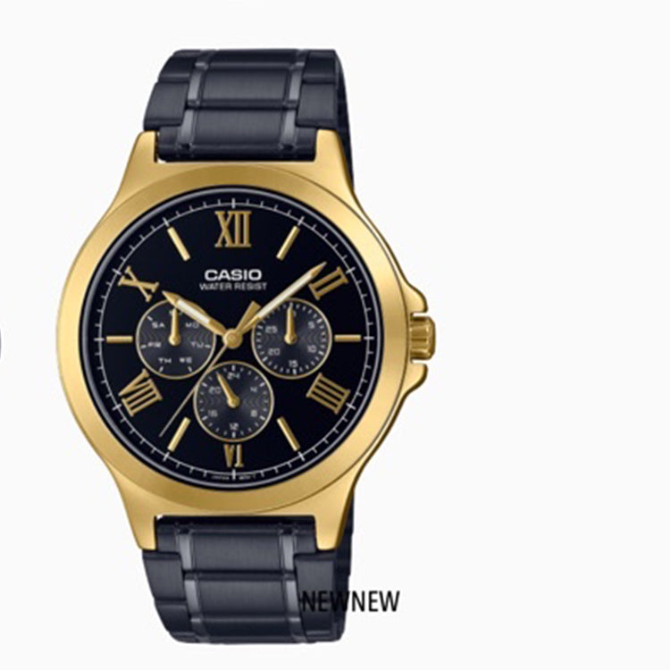 Casio Dress Classic Analog Watch 'Gold Black' MTP-V300GB-1A