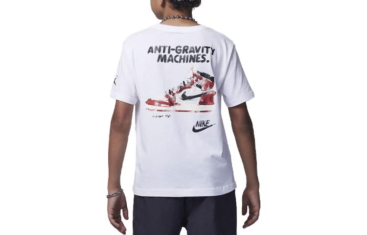 (GS) Air Jordan Anti-Gravity Machines T-Shirt 'White' 95C737-001