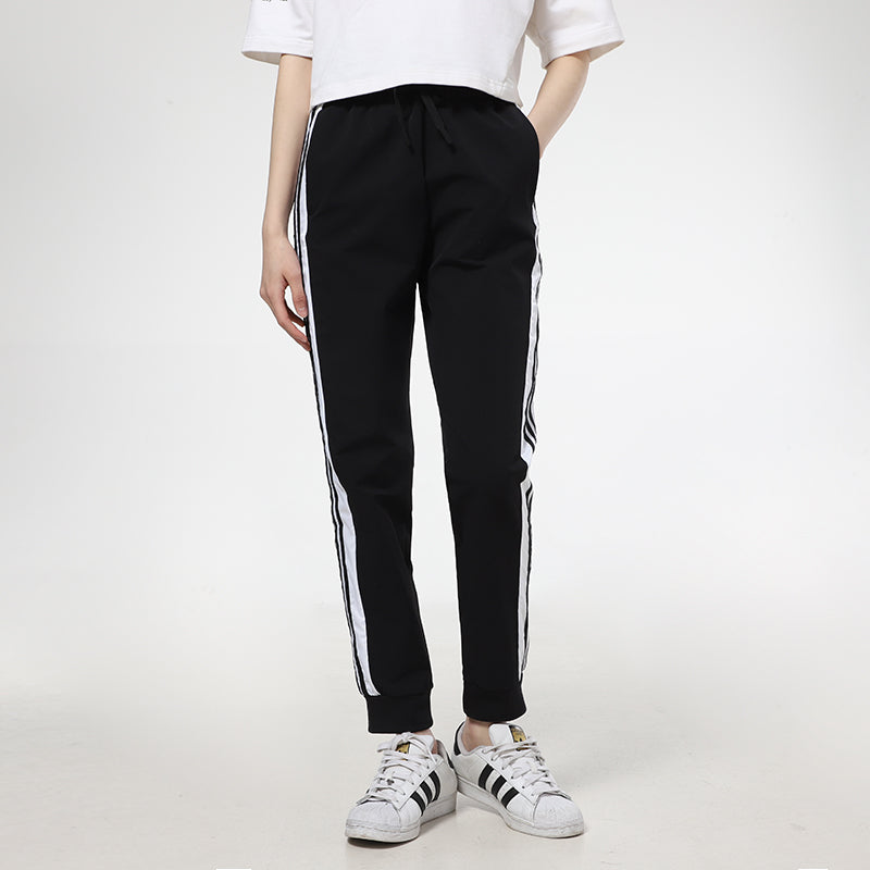(WMNS) adidas Woven Pants Asia Sizing 'Black White' GT4408