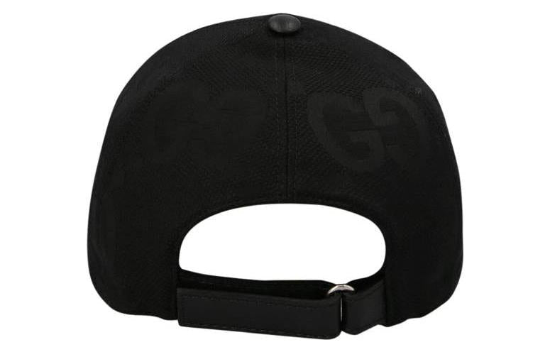 (WMNS) Gucci Jumbo GG Baseball Hat 'Black' 7275624HAVS1060