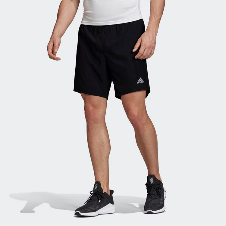 adidas Run It Short Quick Dry Running Sports Shorts Black FS9808