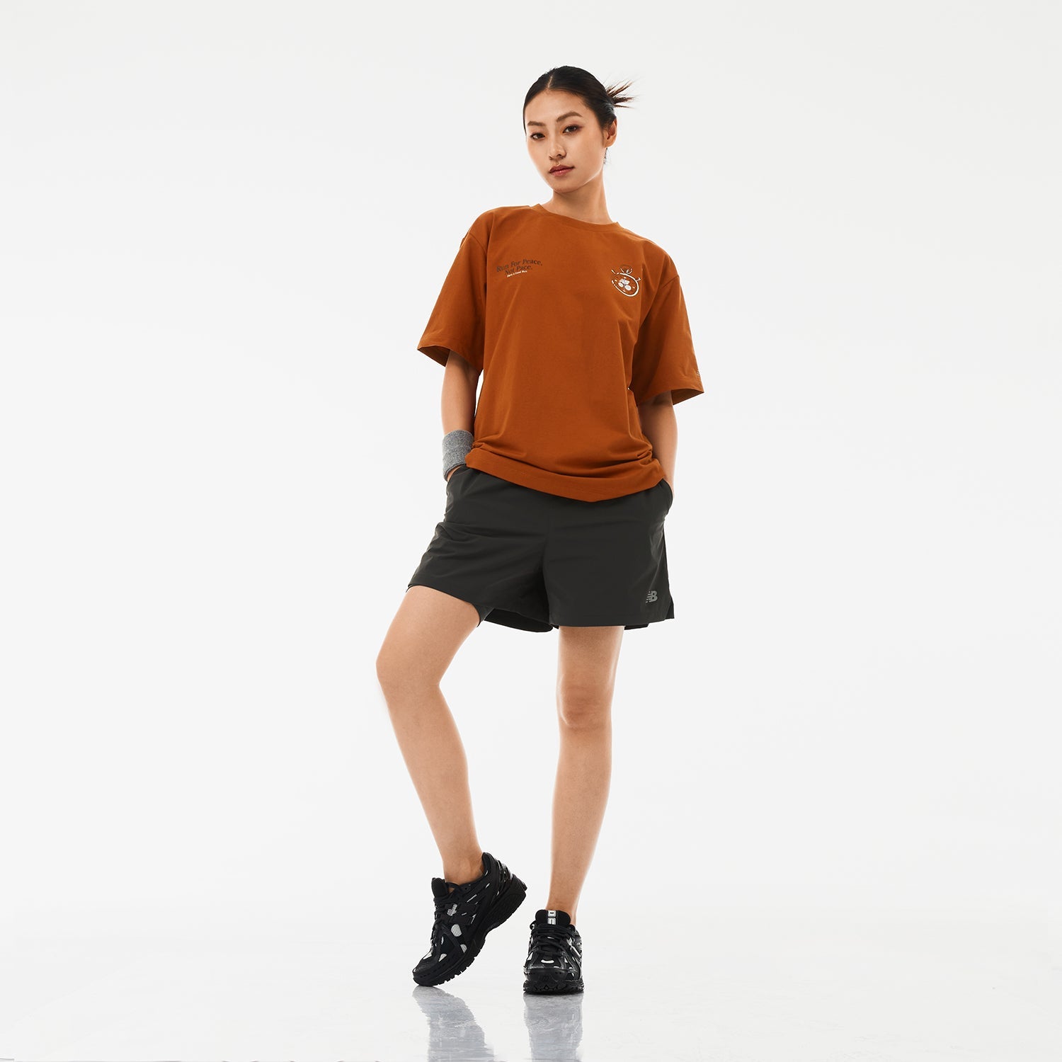 New Balance Icon T-shirt Asia Sizing 'Brown' NEE25041-BUR