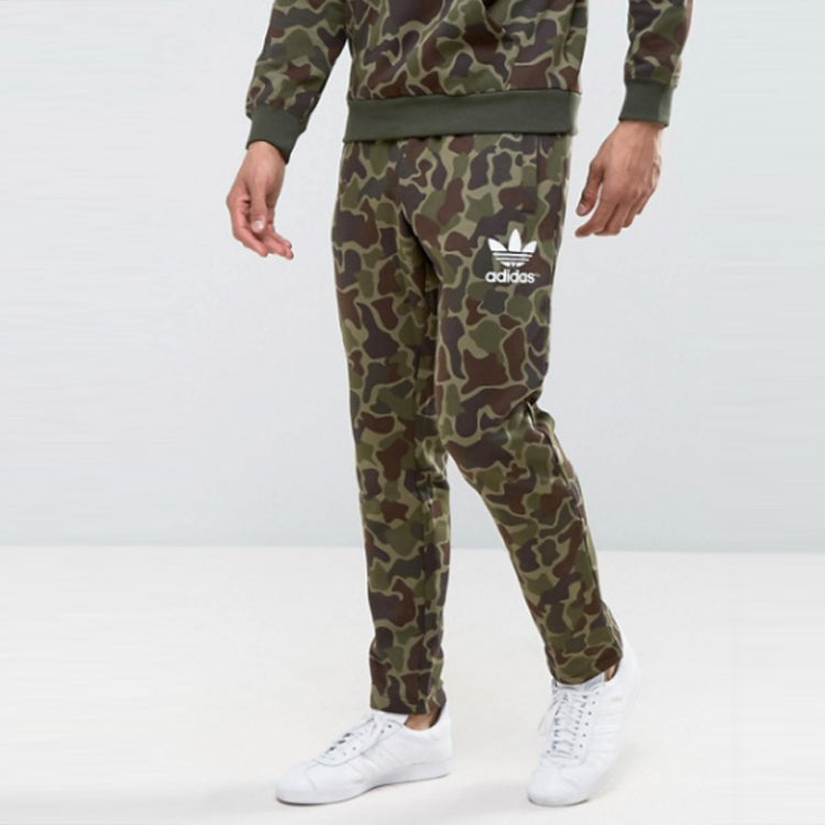 adidas originals Joggers In Camo Casual Elastic Waistband Sports Long Pants Camouflage BK5901