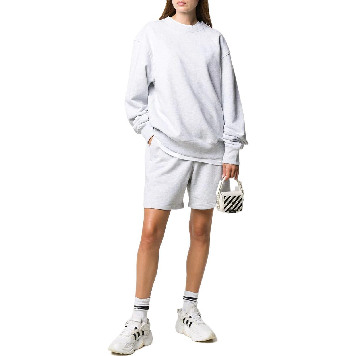 adidas x Pharrell Basic Sports Sweatshirt 'Grey' GM1973