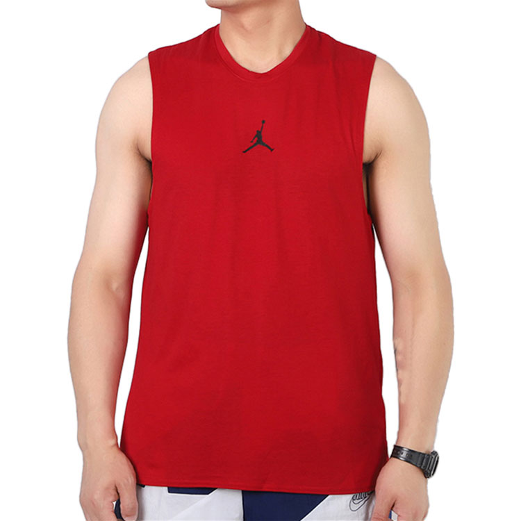 Air Jordan Quick Dry Basketball Training Sports Vest Red CU1025-687