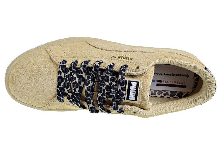 (WMNS) PUMA Suede Wild Ctr Board Shoes Khaki 368308-01
