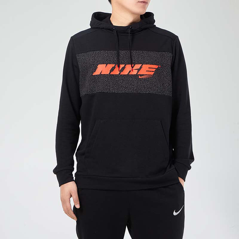 Men's Nike Casual Sports Hooded Pullover Black CZ1485-010