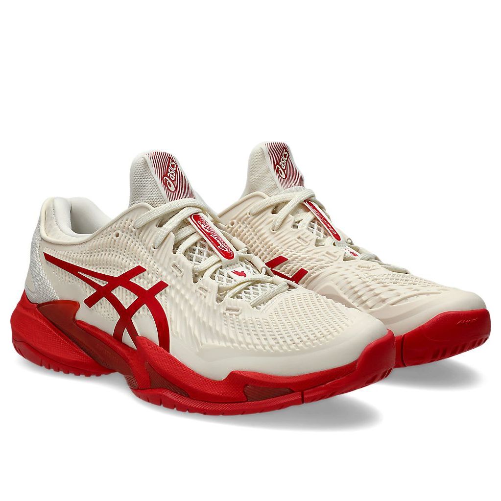 ASICS Court FF 3 Novak 'Cream Classic Red' 1041A522-968