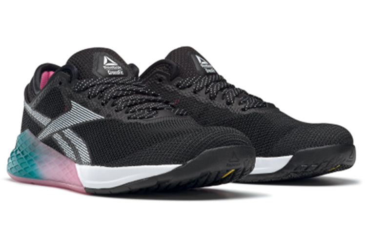 (WMNS) Reebok Nano 9 'Black Teal Posh Pink' FU7574