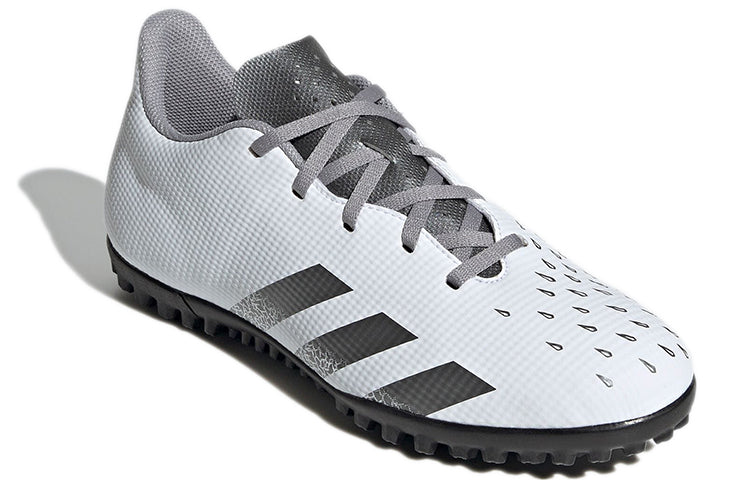 adidas Predator Freak.4 Turf Soccer Shoes 'Cloud White Iron Metallic Solar Red' FY6339