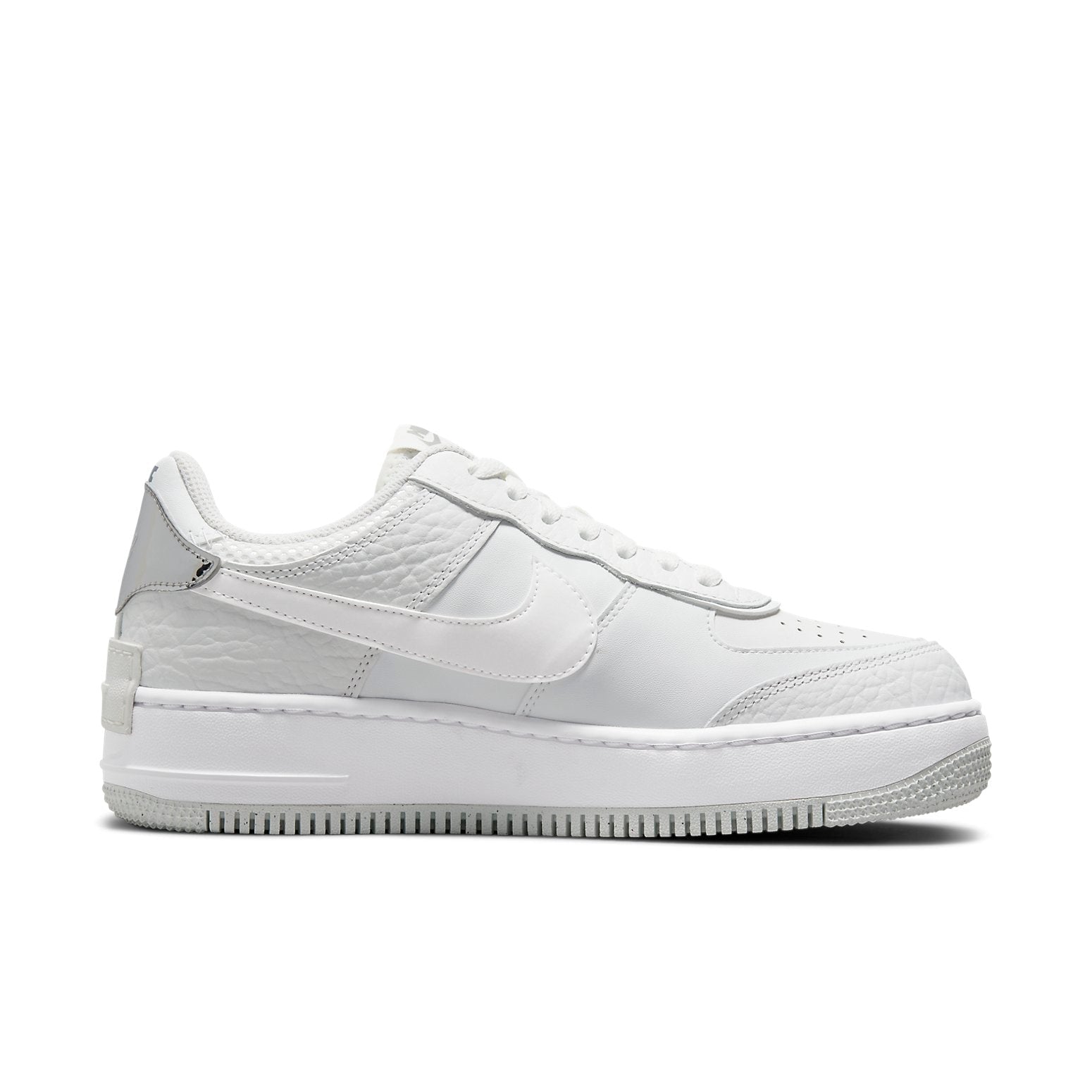 (WMNS) Nike Air Force 1 Shadow 'White Metallic Silver' DQ0837-100