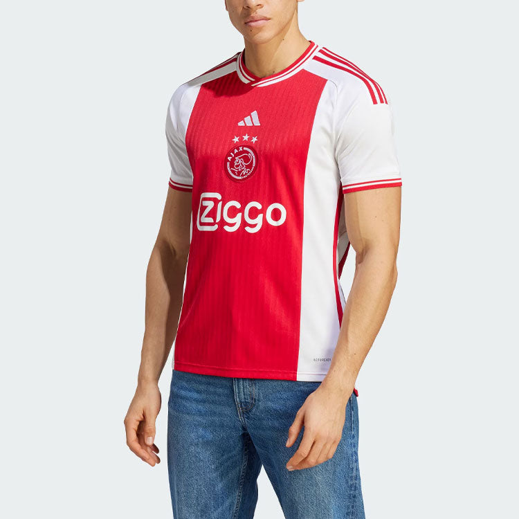 adidas Ajax Amsterdam 23/24 Home Jersey 'White Red' HZ7725