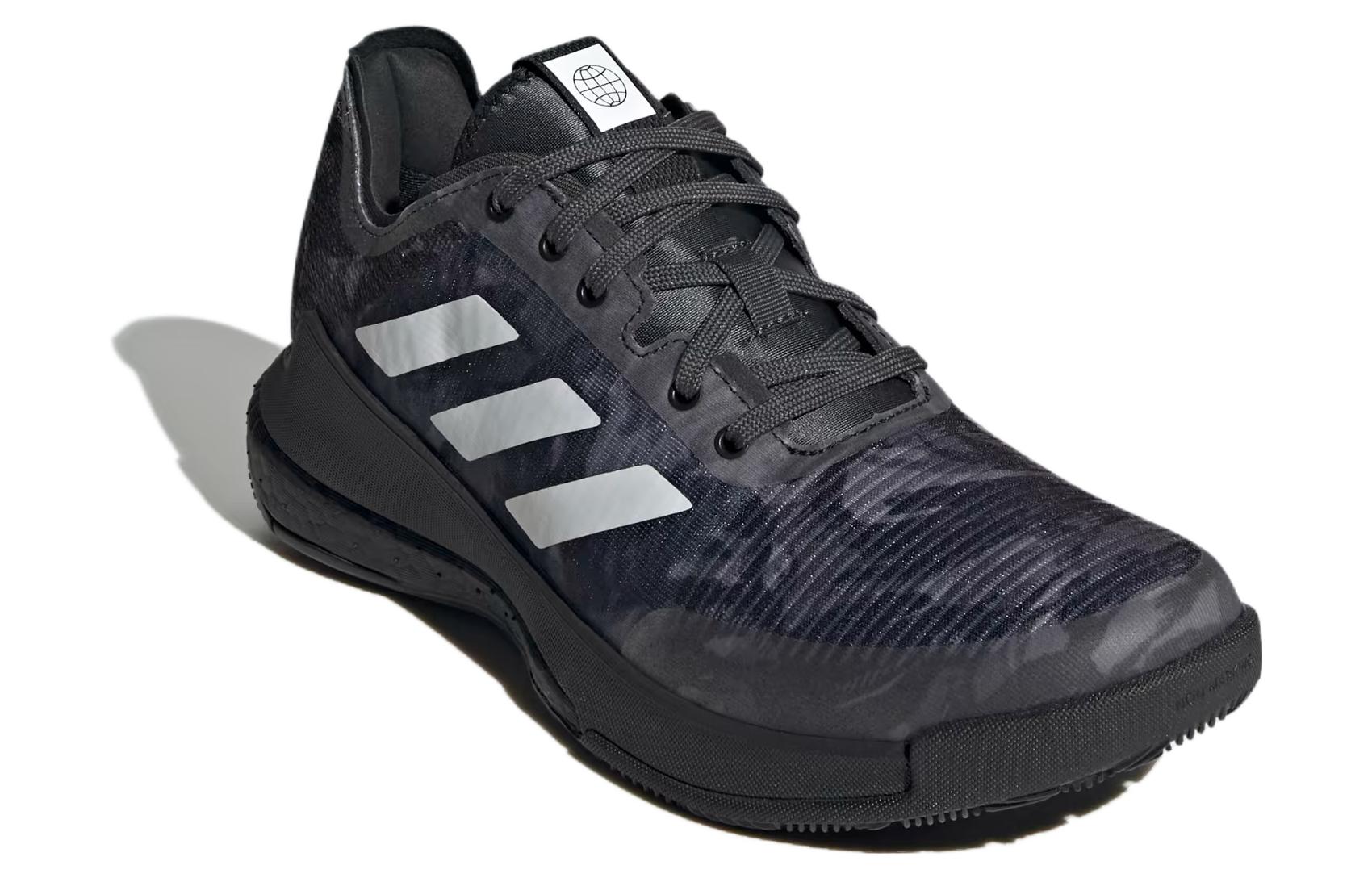 (WMNS) adidas Crazyflight 'Black White Camo' HR0634