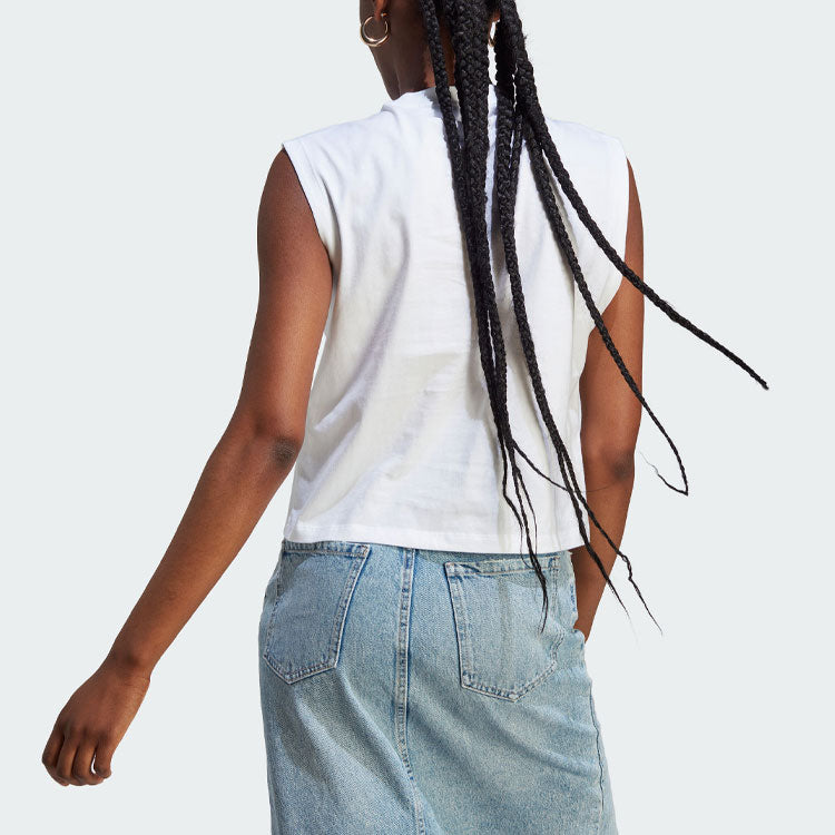 (WMNS) adidas Island Club Sleeveless Graphic Tee 'White' IT8151