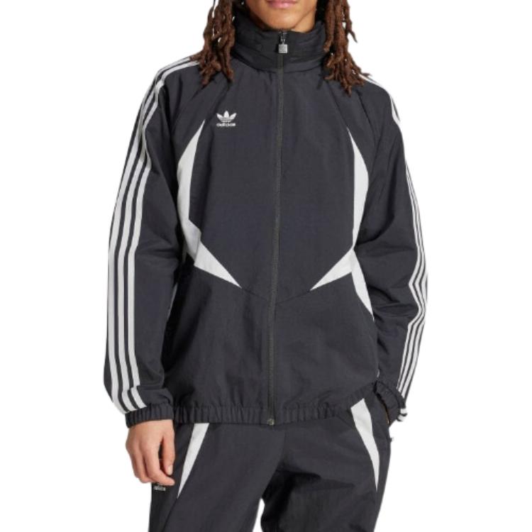 adidas Climacool Track Jacket Asia Sizing 'Black White' JF8736