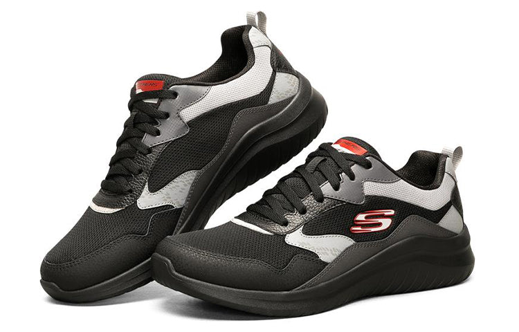 Skechers Ultra Flex 2.0 Low Running Shoes Black/Grey 232207-BKGY
