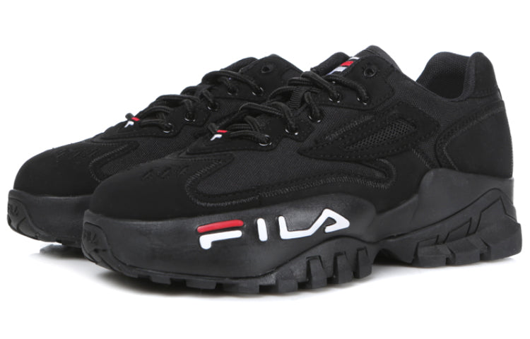 (WMNS) FILA CrossTraining Series VNTG Chunky Sneakers Black 1JM00796_001