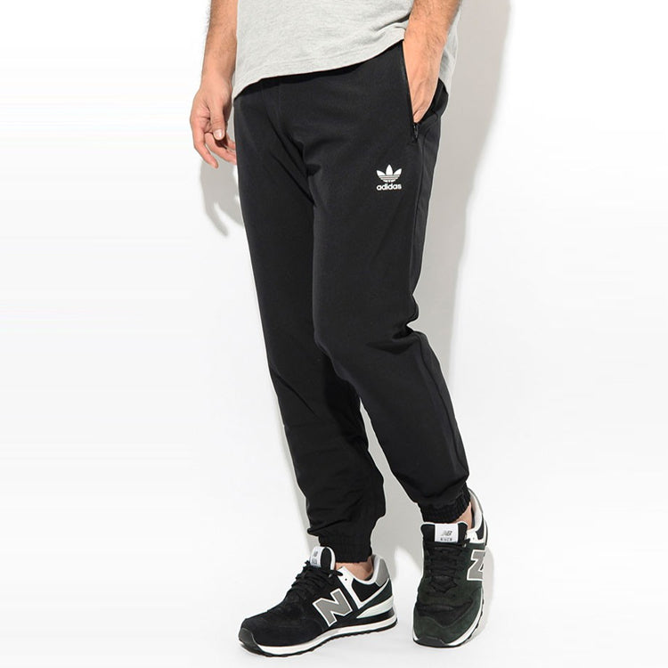 adidas originals Zipper Pocket Athleisure Casual Sports Pants Black FL0020