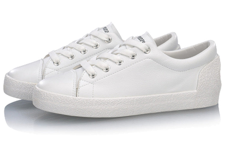 (WMNS) Li-Ning Vulc Lite 'Standard White' AGCP072-2