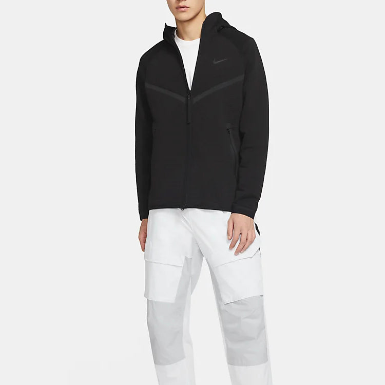 Nike Sportswear Tech Pack Windrunner Zipper Cardigan Hooded Jacket Black CU3599-010