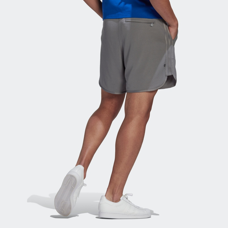 adidas Originals Trefoil Solid Athletic Shorts 'Grey' HR6946