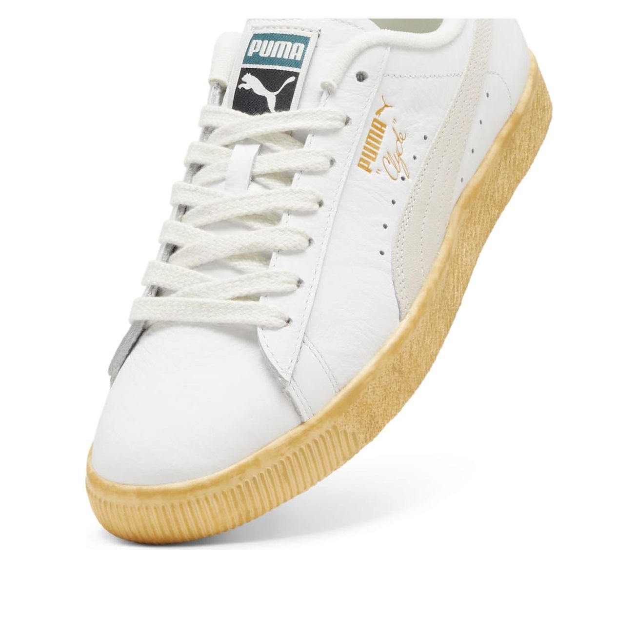 PUMA Clyde Vintage 'White Light Straw' 394687-04