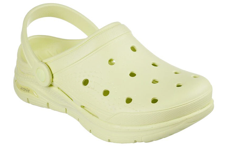 (WMNS) Skechers Foamies Arch Fit 'Lime' 111385-LIME
